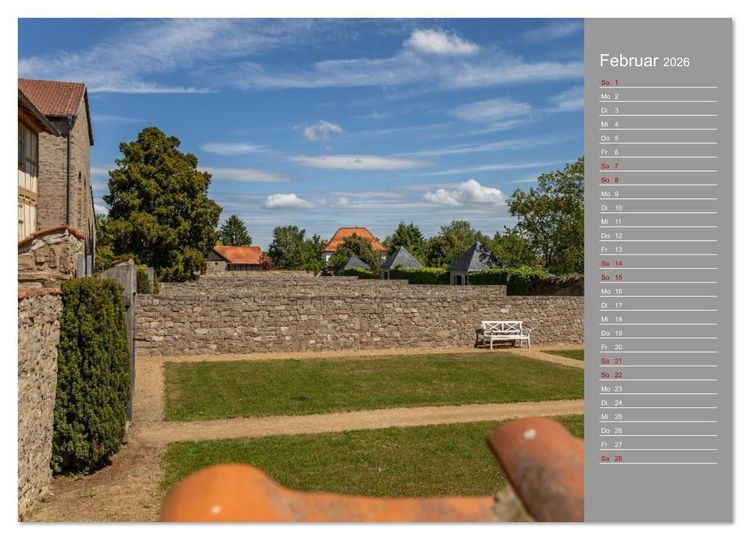 Produktbild: Kloster Dr&uuml;beck-Ehemalige Harzer Benediktiner-Abtei (hochwertiger Premium Wandkalender 2026 DIN A2 quer), Kunstdruck in Hochglanz
