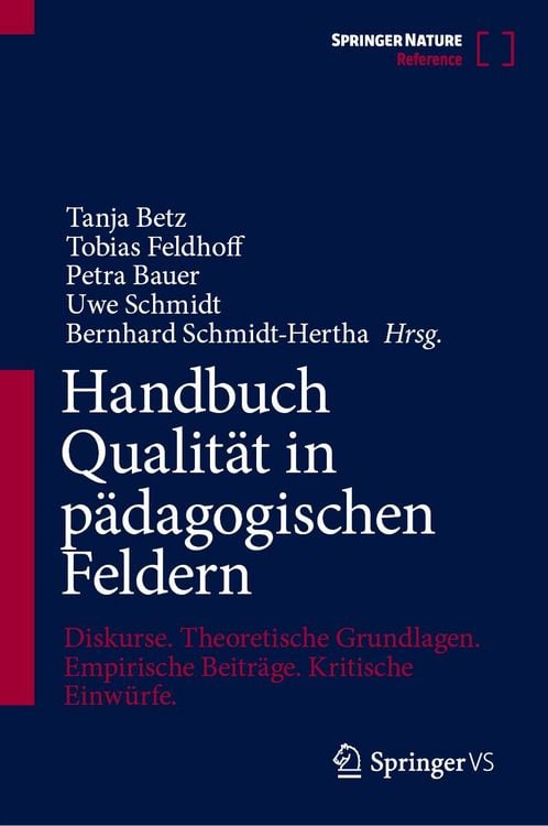 Produktbild: Handbuch Qualit&auml;t in p&auml;dagogischen Feldern