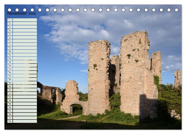 Produktbild: Abandoned Provence (Desk Calendar 2026 DIN A5 landscape), CALVENDO 12 Month DeskCalendar