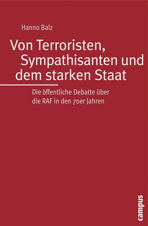 Produktbild: Von Terroristen, Sympathisanten und dem starken Staat