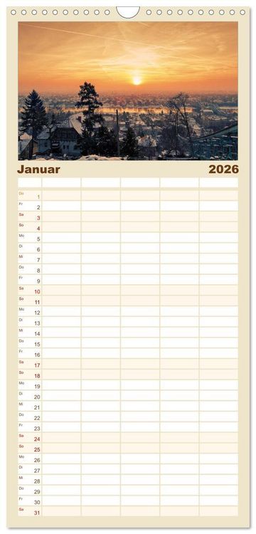 Produktbild: Familienplaner 2026 - Barockstadt Dresden mit 5 Spalten (Wandkalender, 21 x 45 cm) CALVENDO