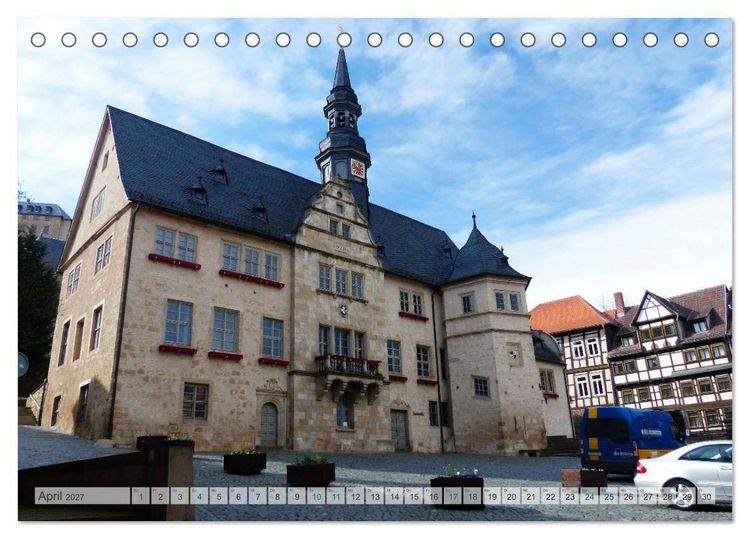 Produktbild: Blankenburg im Harz (Tischkalender 2027 DIN A5 quer), CALVENDO Monatskalender