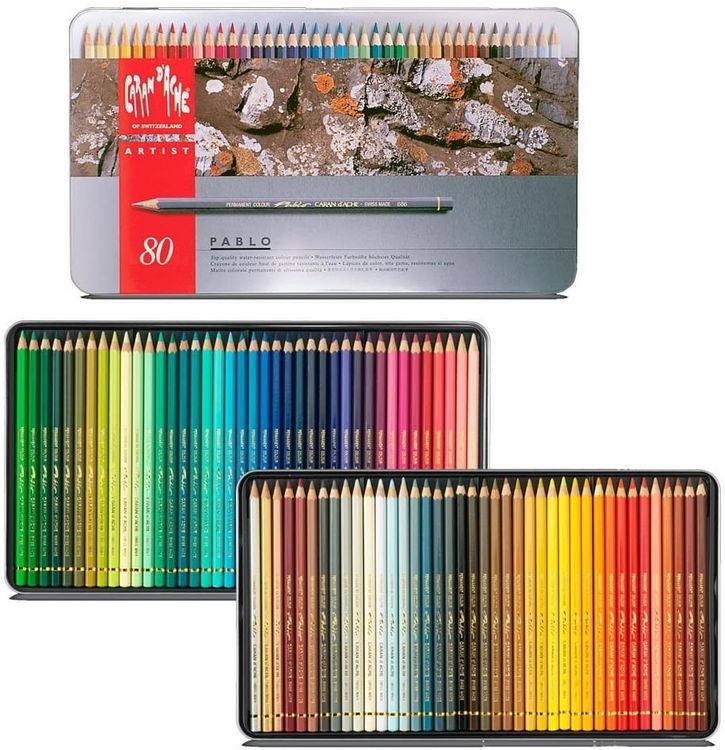Produktbild: Caran d'Ache Buntstifte Artist Pablo 80er Set