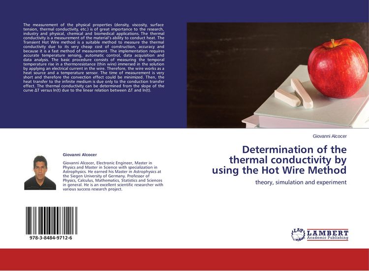 Produktbild: Determination of the thermal conductivity by using the Hot Wire Method