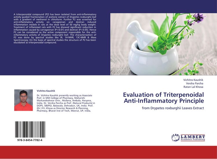 Produktbild: Evaluation of Triterpenoidal Anti-Inflammatory Principle