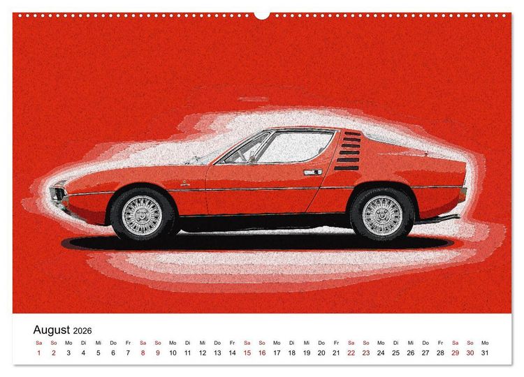 Produktbild: Car Art Edition Sportwagenlegenden (Wandkalender 2026 DIN A2 quer), CALVENDO Monatskalender
