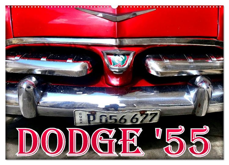 Produktbild: DODGE '55 (Wandkalender 2026 DIN A2 quer), CALVENDO Monatskalender