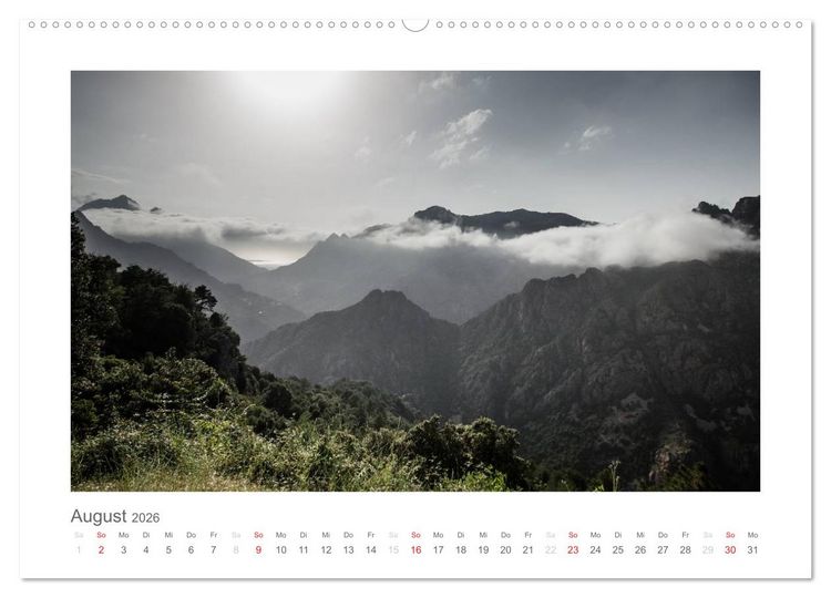 Produktbild: Die Sch&ouml;nheit Korsikas (hochwertiger Premium Wandkalender 2026 DIN A2 quer), Kunstdruck in Hochglanz