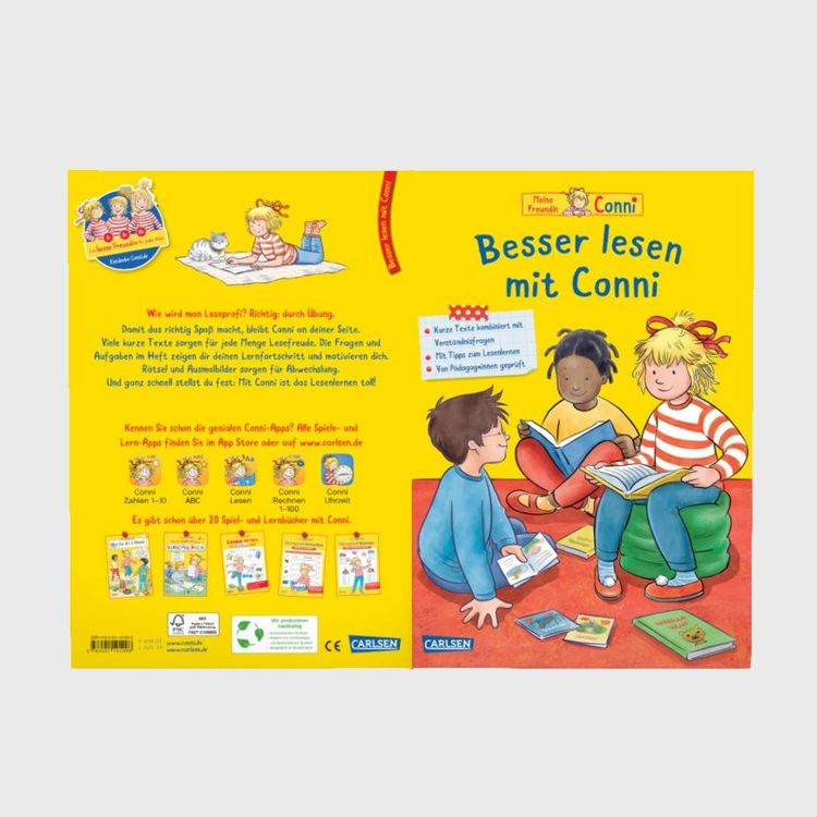 Produktbild: Conni Gelbe Reihe (Besch&auml;ftigungsbuch): Besser lesen mit Conni
