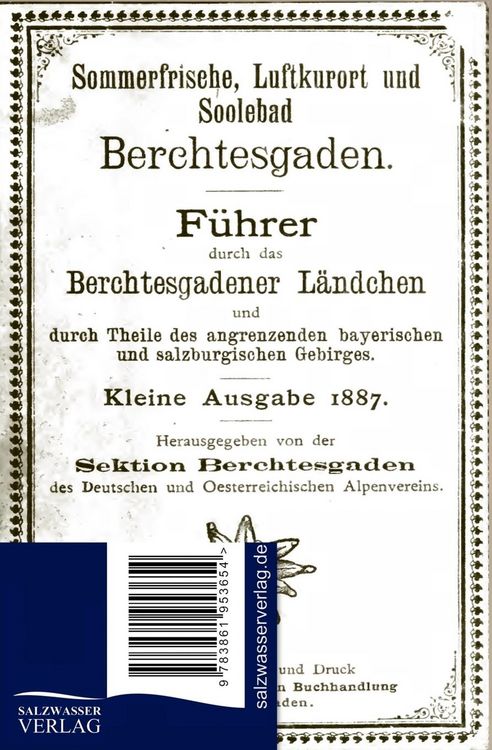 Produktbild: Sommerfrische, Luftkurort und Solebad Berchtesgaden