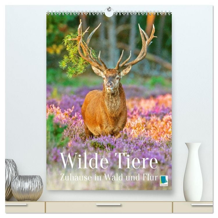 Produktbild: Wilde Tiere: Zuhause in Wald und Flur (hochwertiger Premium Wandkalender 2026 DIN A2 hoch), Kunstdruck in Hochglanz