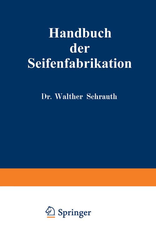 Produktbild: Handbuch der Seifenfabrikation