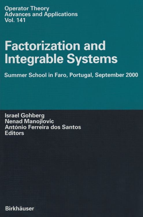 Produktbild: Factorization and Integrable Systems