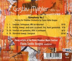 Produktbild: Mahler:Symph N1 In The Arr For Chamb Orch