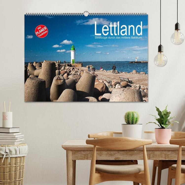 Produktbild: Lettland - Streifz&uuml;ge durch das mittlere Baltikum (Wandkalender 2026 DIN A2 quer), CALVENDO Monatskalender