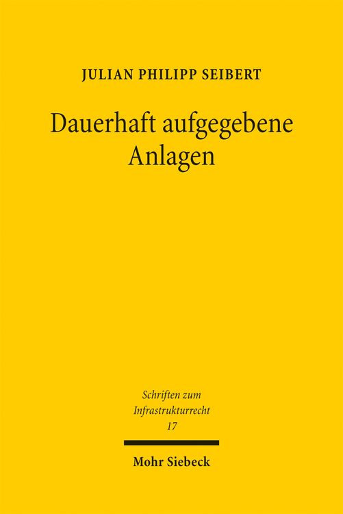 Produktbild: Dauerhaft aufgegebene Anlagen