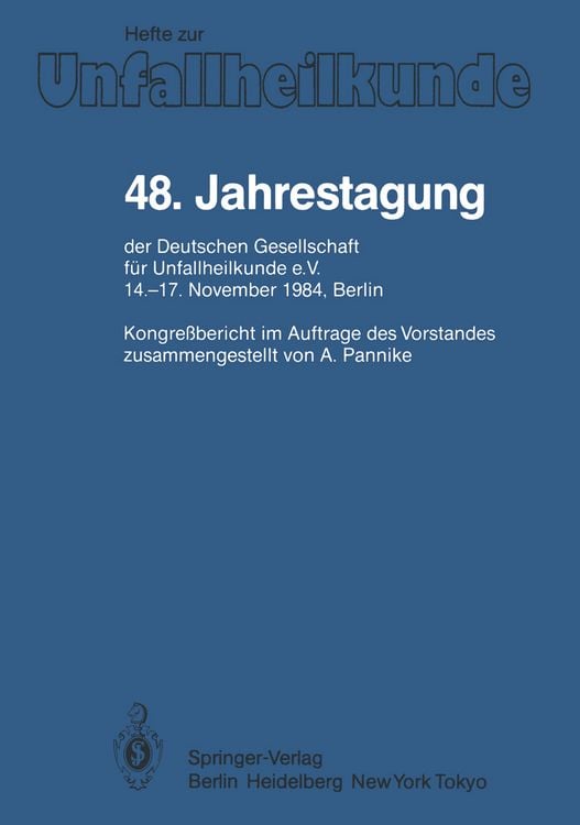 Produktbild: 48. Jahrestagung der Deutschen Gesellschaft f&uuml;r Unfallheilkunde e.V.