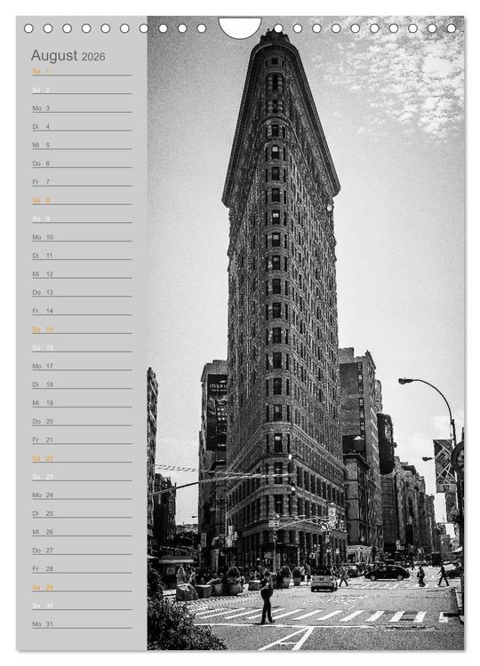 Produktbild: New York Vertical (Wandkalender 2026 DIN A4 hoch), CALVENDO Monatskalender