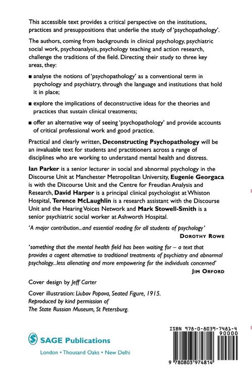 Produktbild: Deconstructing Psychopathology