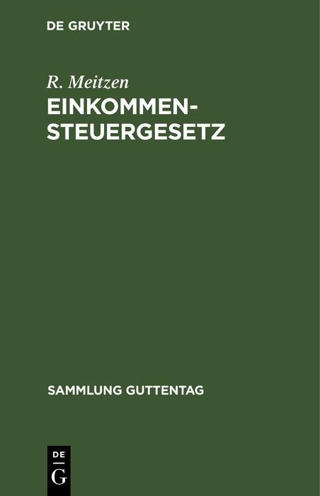 Produktbild: Einkommensteuergesetz
