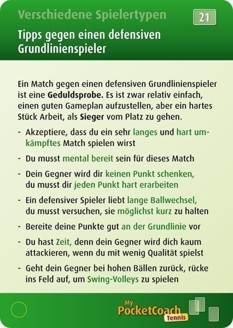 Produktbild: My Pocket Coach Tennis