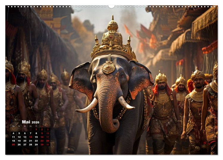 Produktbild: Historische Seidenstra&szlig;e (hochwertiger Premium Wandkalender 2026 DIN A2 quer), Kunstdruck in Hochglanz