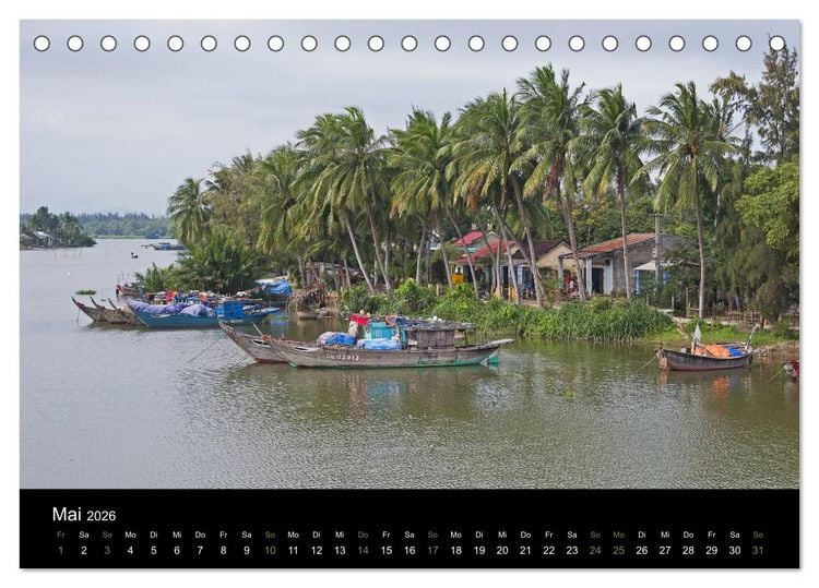 Produktbild: Vietnam (Tischkalender 2026 DIN A5 quer), CALVENDO Monatskalender