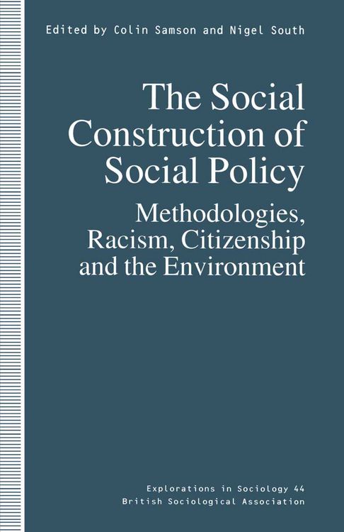 Produktbild: The Social Construction of Social Policy