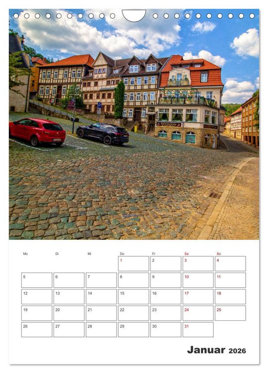Produktbild: Blankenburg am Harz - Terminplaner (Wandkalender 2026 DIN A4 hoch), CALVENDO Monatskalender