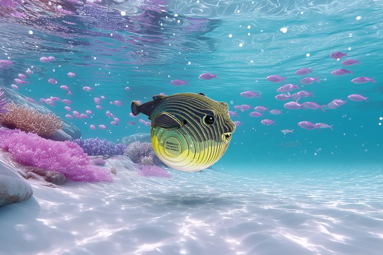 Produktbild: EUGY - 3D Bastelset Kugelfisch