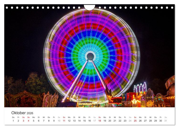 Produktbild: D&auml;mmerung in der Metropolregion Rhein-Neckar (Wandkalender 2026 DIN A4 quer), CALVENDO Monatskalender