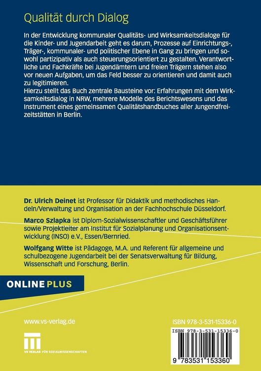 Produktbild: Qualit&auml;t durch Dialog