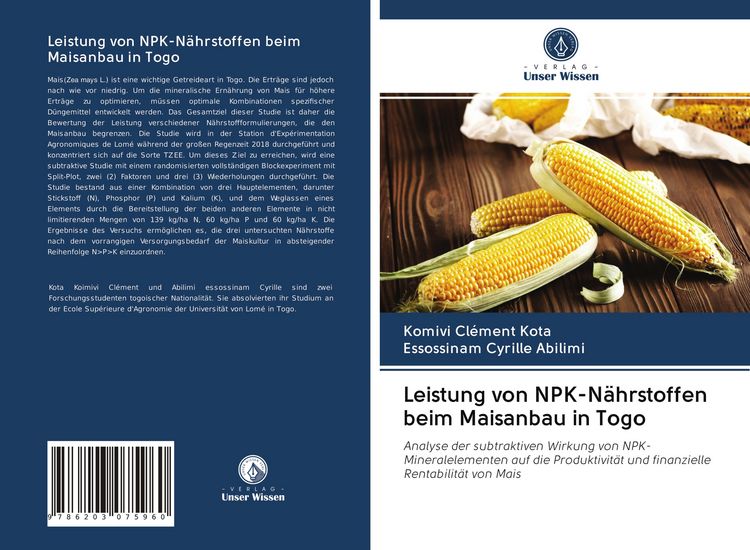 Produktbild: Leistung von NPK-N&auml;hrstoffen beim Maisanbau in Togo