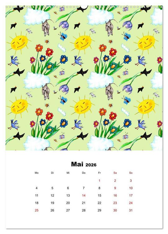 Produktbild: MUSTERMACKE (hochwertiger Premium Wandkalender 2026 DIN A2 hoch), Kunstdruck in Hochglanz