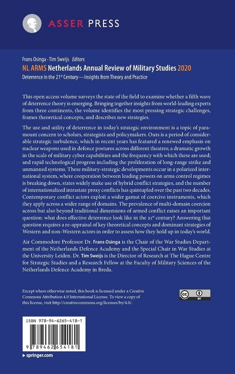 Produktbild: NL ARMS Netherlands Annual Review of Military Studies 2020