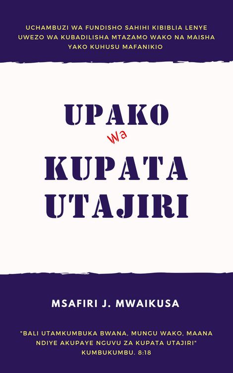 Produktbild: Upako wa Kupata Utajiri
