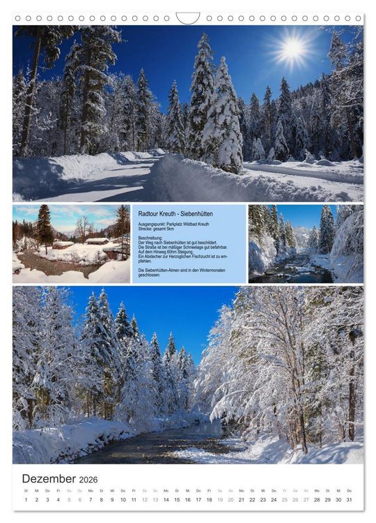 Produktbild: Radlgl&uuml;ck mit Alpenblick 2026 (Wandkalender 2026 DIN A3 hoch), CALVENDO Monatskalender