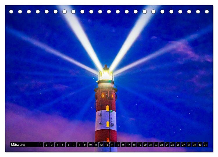 Produktbild: Einzigartige Strandansichten auf Amrum (Tischkalender 2026 DIN A5 quer), CALVENDO Monatskalender