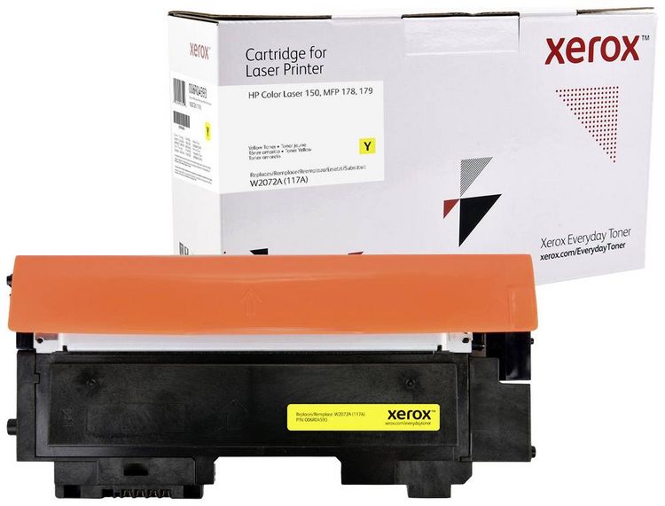 Produktbild: Xerox Toner ersetzt HP 117A (W2072A) Kompatibel Gelb 700 Seiten Everyday 006R04593