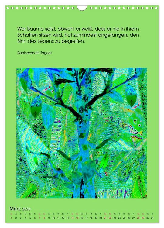 Produktbild: NaturVisionen (Wandkalender 2026 DIN A3 hoch), CALVENDO Monatskalender