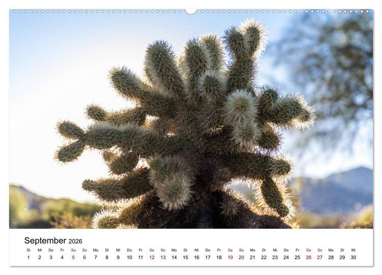 Produktbild: Naturparadiese zwischen Los Angeles und Las Vegas (Wandkalender 2026 DIN A2 quer), CALVENDO Monatskalender