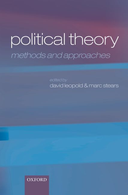 Produktbild: Political Theory: Methods and Approaches