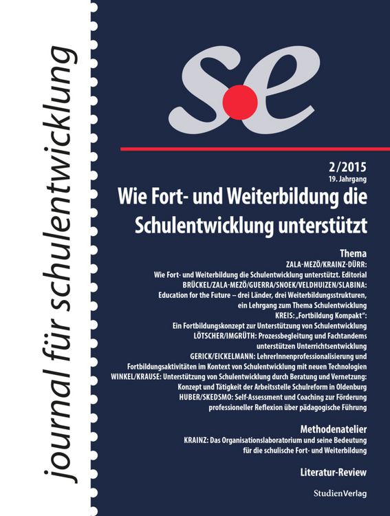 Produktbild: journal f&uuml;r schulentwicklung 2/2015