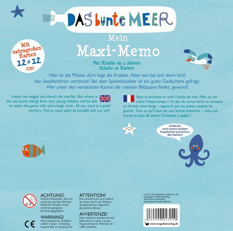 Produktbild: Das bunte Meer - Mein Maxi-Memo