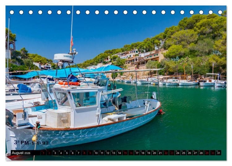 Produktbild: Mallorca - Cala Figuera Spezial (Tischkalender 2026 DIN A5 quer), CALVENDO Monatskalender