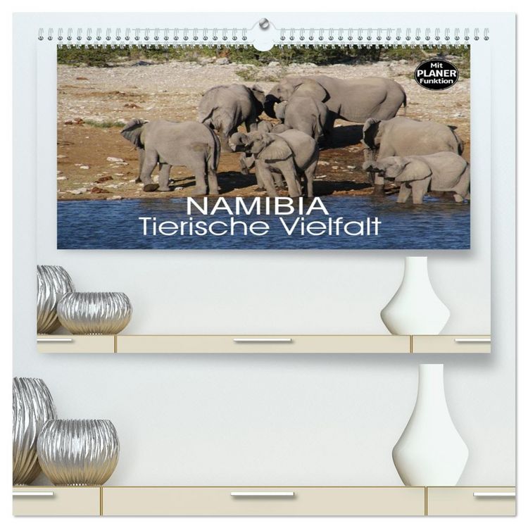 Produktbild: Namibia - Tierische Vielfalt (Planer) (hochwertiger Premium Wandkalender 2026 DIN A2 quer), Kunstdruck in Hochglanz