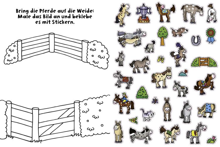 Produktbild: 555 Sticker Pferde