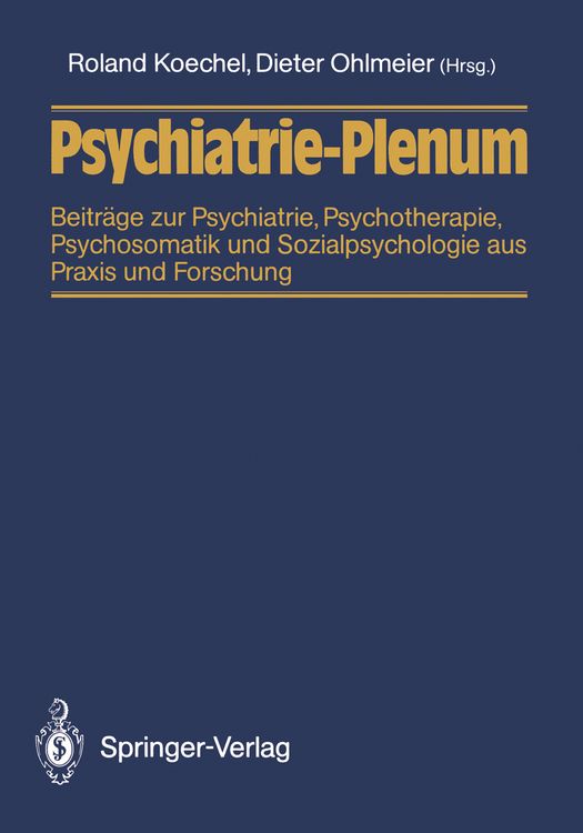 Produktbild: Psychiatrie-Plenum