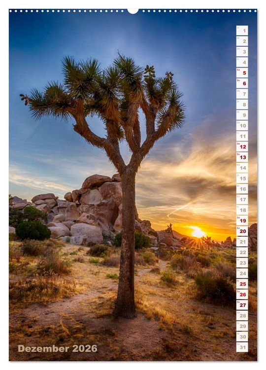 Produktbild: FASZINATION USA Urbanes und Naturhighlights (Wandkalender 2026 DIN A2 hoch), CALVENDO Monatskalender