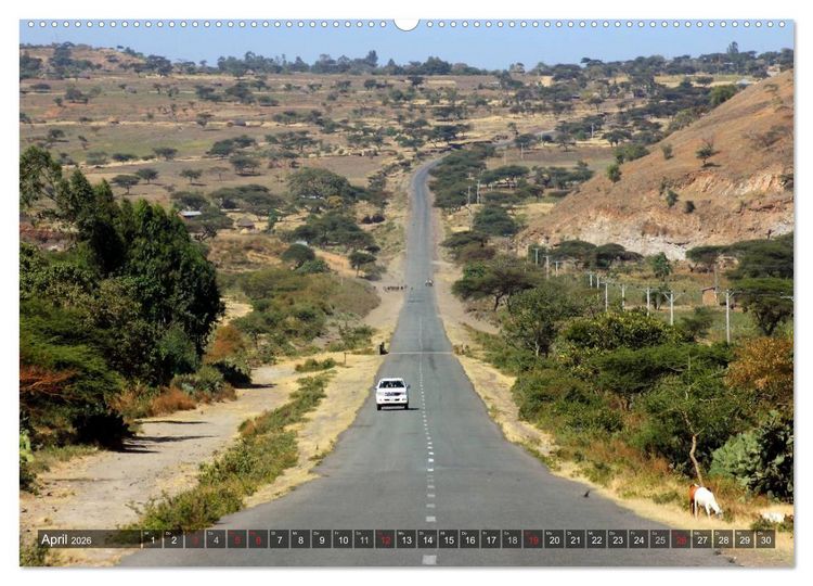 Produktbild: &Auml;thiopien, urspr&uuml;ngliches Afrika (Wandkalender 2026 DIN A2 quer), CALVENDO Monatskalender